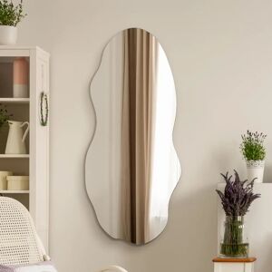 Mirroroutlet Lacuna Black Frameless Mirror - 100x45cm Mirroroutlet Lacuna Black Frameless Mirror - 100x45cm