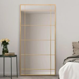 Mirroroutlet Large Gold Metal Framed Wall Leaner Mirror - 71"X35" 180x90cm Mirroroutlet Large Gold Metal Framed Wall Leaner Mirror - 71"X35" 180x90cm