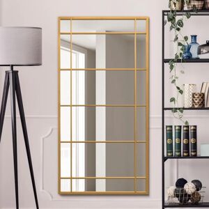 Mirroroutlet Large Gold Metal Framed Wall Leaner Mirror - 63"X31" - Modern Wall Mirror Mirroroutlet Large Gold Metal Framed Wall Leaner Mirror - 63"X31" - Modern Wall Mirror