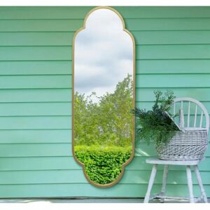 Duplici Gold Metal Frame Wall Mirror - Garden Style - Wall Mirror Duplici Gold Metal Frame Wall Mirror - Garden Style - Wall Mirror
