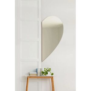 Lunae Large Frameless Semi Wing Wall Mirror - 39" x 20" - Wall Mirror Lunae Large Frameless Semi Wing Wall Mirror - 39" x 20" - Wall Mirror
