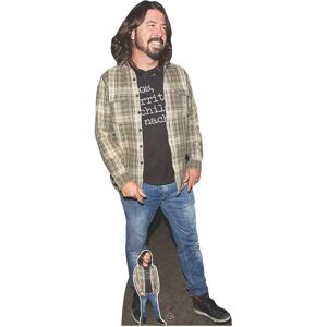 Star Cuts Dave Grohl Check Shirt Cardboard Cutout - 182cm - Realistic Size Star Cuts Dave Grohl Check Shirt Cardboard Cutout - 182cm - Realistic Size