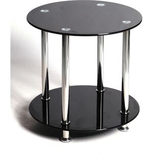Langley Lamp Table - Square Glass Top - End Table Langley Lamp Table - Square Glass Top - End Table