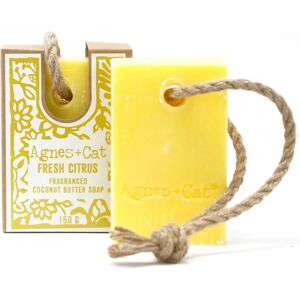 Four Candle Fresh Citrus Soap - Handmade on a Rope Four Candle Fresh Citrus Soap - Handmade on a Rope
