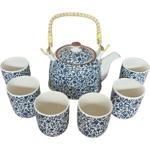 Herbal Teapot Set - Blue Pattern Herbal Teapot Set - Blue Pattern