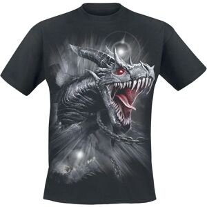 Svart Spiral Dragon's Cry T-Skjorte S-XXL Svart Spiral Dragon's Cry T-Skjorte S-XXL