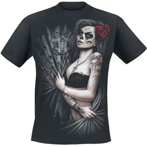 Spiral Dead Love Short Sleeve Gothic T-Shirt - Men - Black Spiral Dead Love Short Sleeve Gothic T-Shirt - Men - Black