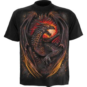 Spiral Direct Gothic DRAGON FURNACE - Kids T-Shirt Black Spiral Direct Gothic DRAGON FURNACE - Kids T-Shirt Black