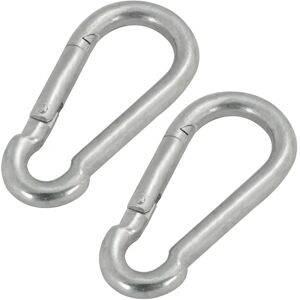 TRIXES Steel Carabiner 100mm Large Spring Clip - Outdoor TRIXES Steel Carabiner 100mm Large Spring Clip - Outdoor