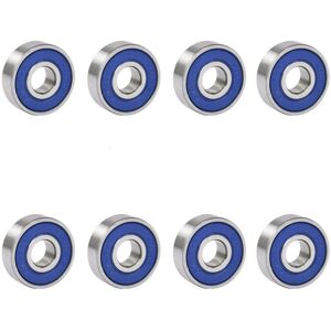 Trixes 8 pièces Roulements ABEC 9 sans friction pour skateboards et patins - Publicité Trixes 8 pièces Roulements ABEC 9 sans friction pour skateboards et patins - Publicité