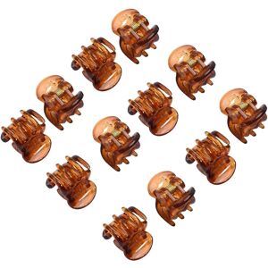 TRIXES 12Pcs Clips Cheveux Mini Style Marron - Pinces à Cheveux - Publicité TRIXES 12Pcs Clips Cheveux Mini Style Marron - Pinces à Cheveux - Publicité
