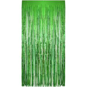 TRIXES cortina de papel de alumínio verde vibrante para festas - 2M TRIXES cortina de papel de alumínio verde vibrante para festas - 2M