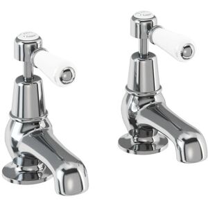 Burlington Claremont Nickel Cloakroom Basin Taps - Traditional Burlington Claremont Nickel Cloakroom Basin Taps - Traditional