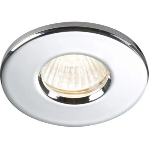 Knightsbridge Bathroom Recessed Downlight - Chrome, IP65 GU10 Knightsbridge Bathroom Recessed Downlight - Chrome, IP65 GU10