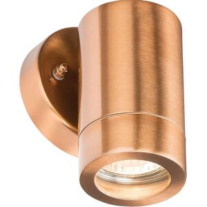 Knightsbridge Copper Wall Light - GU10 - 35W - IP65 - Modern Knightsbridge Copper Wall Light - GU10 - 35W - IP65 - Modern