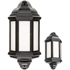 Knightsbridge LED Wall Lantern - IP54, 230V, Black Knightsbridge LED Wall Lantern - IP54, 230V, Black