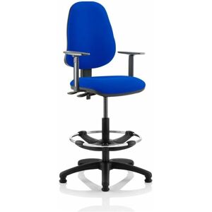 Eclipse Plus II Lever Task Operator Chair - Blue - Adjustable Arms - Office Chair Eclipse Plus II Lever Task Operator Chair - Blue - Adjustable Arms - Office Chair