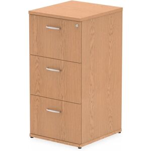 Dynamic I000781 Oak Filing Cabinet - 3 Drawer, Lockable, Melamine Finish Dynamic I000781 Oak Filing Cabinet - 3 Drawer, Lockable, Melamine Finish