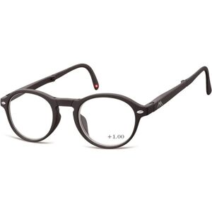 Montana Eyewear Folding Reading Glasses Unisex Black - +1.00 Montana Eyewear Folding Reading Glasses Unisex Black - +1.00