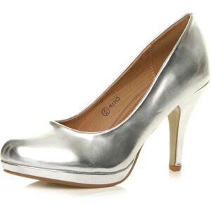 Ajvani Silver Platform High Heels - High Heel Shoes for Party & Wedding Ajvani Silver Platform High Heels - High Heel Shoes for Party & Wedding