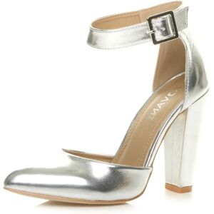 Ajvani Women's High Block Heel Cuff Shoes - High Heel Shoes Ajvani Women's High Block Heel Cuff Shoes - High Heel Shoes