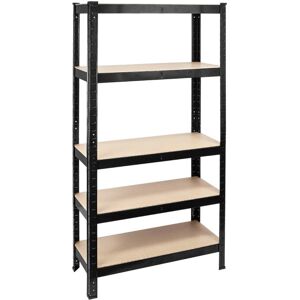 Wistows - 5 Tier Boltless - Black Metal - Shelving Unit Wistows - 5 Tier Boltless - Black Metal - Shelving Unit