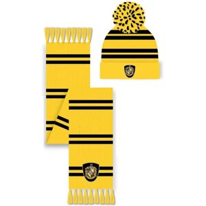 Harry Potter Hufflepuff Set - Scarf & Beanie Embroidered Harry Potter Hufflepuff Set - Scarf & Beanie Embroidered