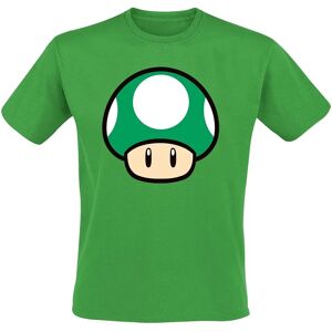 T-Shirt Super Mario 1 Up Mushroom Vert - Manches courtes - Licence officielle - Publicité T-Shirt Super Mario 1 Up Mushroom Vert - Manches courtes - Licence officielle - Publicité