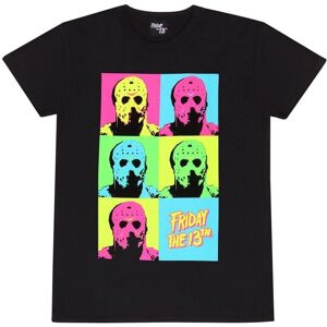 Hey Rusty Jason Pop Art Noir S T-Shirt - Unisex Casual - Publicité Hey Rusty Jason Pop Art Noir S T-Shirt - Unisex Casual - Publicité