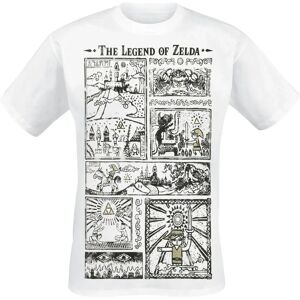 T-Shirt Manches Courtes The Legend Of Zelda - Blanc - Homme - Décontracté - Publicité T-Shirt Manches Courtes The Legend Of Zelda - Blanc - Homme - Décontracté - Publicité