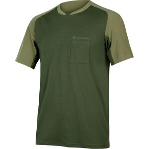Endura GV500 Foyle T Olive Green Cycling Jersey - Jerseys Endura GV500 Foyle T Olive Green Cycling Jersey - Jerseys