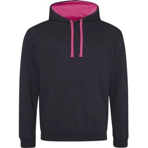 AWDis Just Hoods Sweat Varsity Hoodie - 2XL - Zwart AWDis Just Hoods Sweat Varsity Hoodie - 2XL - Zwart
