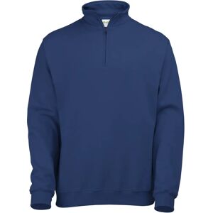 AWDis Just Hoods Sweat Sophomore 1/4-Reißverschluss - L - blau AWDis Just Hoods Sweat Sophomore 1/4-Reißverschluss - L - blau