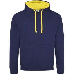 AWDis Just Hoods Sweat Varsity Hoodie - XS - Blauw - Hoodie AWDis Just Hoods Sweat Varsity Hoodie - XS - Blauw - Hoodie