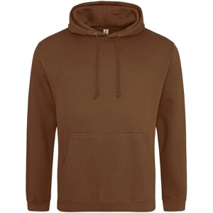 AWDis Just Hoods Sweat College Hoodie - XL - Bruin - Hoodie AWDis Just Hoods Sweat College Hoodie - XL - Bruin - Hoodie