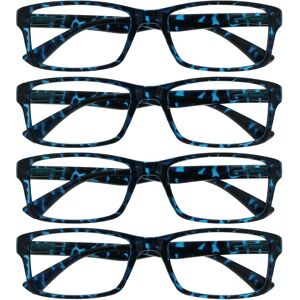 Opulize UVR4092BL Blå Sköldpadda Läsögon - Reading Glasses Opulize UVR4092BL Blå Sköldpadda Läsögon - Reading Glasses