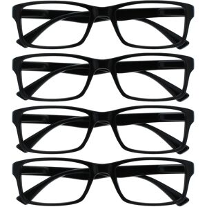 The Reading Glasses Company Svarta läsbrillor 4-pack - Läsbrillor The Reading Glasses Company Svarta läsbrillor 4-pack - Läsbrillor