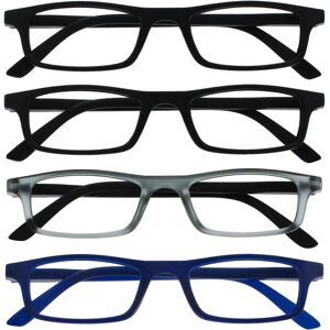 Läsglasögonen - 4 pcs lightweight unisex reading glasses Läsglasögonen - 4 pcs lightweight unisex reading glasses