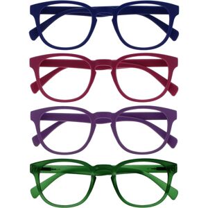 Opulize Gafas de lectura azules rosas moradas verdes - Gafas de lectura Opulize Gafas de lectura azules rosas moradas verdes - Gafas de lectura