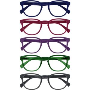 Opulize Model RRRRR2-34567-150 - Reading Glasses - Blue, Pink, Purple, Green, Gray Opulize Model RRRRR2-34567-150 - Reading Glasses - Blue, Pink, Purple, Green, Gray