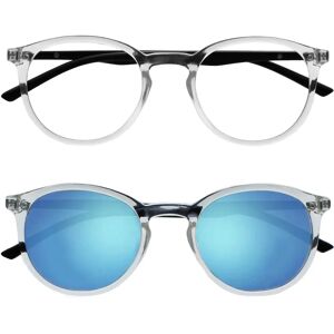 Opulize Large Black Sun Reading Glasses Pack - Reading Glasses Opulize Large Black Sun Reading Glasses Pack - Reading Glasses