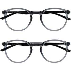 Gafas redondas Opulize - Duraderas, Unisex, 2,50 D Gafas redondas Opulize - Duraderas, Unisex, 2,50 D