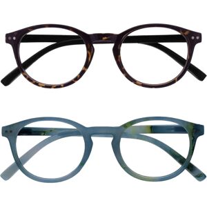 Gafas Opulize Zen para Miopía Pack de 2 Marrón Oscuro Turquesa -1.50 Gafas Opulize Zen para Miopía Pack de 2 Marrón Oscuro Turquesa -1.50