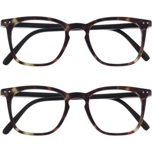 Opulize Bex Large Designer Reading Glasses - Men's, Brown Tortoise Opulize Bex Large Designer Reading Glasses - Men's, Brown Tortoise