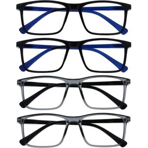 Opulize RRRR4-1177-250 Large Unisex Reading Glasses - Reading Glasses Set Opulize RRRR4-1177-250 Large Unisex Reading Glasses - Reading Glasses Set