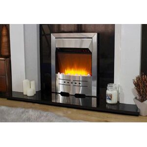Garden Mile Electric Fireplace - Flame Effect Silver - 3D Flame - Freestanding - Electric Heater Garden Mile Electric Fireplace - Flame Effect Silver - 3D Flame - Freestanding - Electric Heater