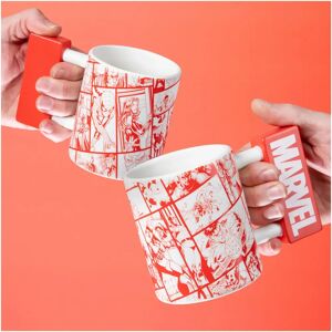 Paladone Marvel Logo Shaped Mug - 450ml - Official Marvel Merchandise Paladone Marvel Logo Shaped Mug - 450ml - Official Marvel Merchandise