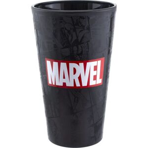 Sklenice s logem Marvel - 400ml - Černé Marvel sklo Sklenice s logem Marvel - 400ml - Černé Marvel sklo