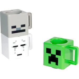Paladone Minecraft Tazas Apilables - Pack de 3 Paladone Minecraft Tazas Apilables - Pack de 3
