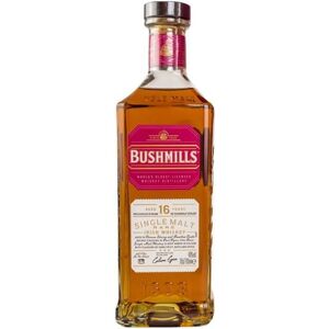 Bushmills Whisky 16 Ans - Single Malt Irlandais - Publicité Bushmills Whisky 16 Ans - Single Malt Irlandais - Publicité